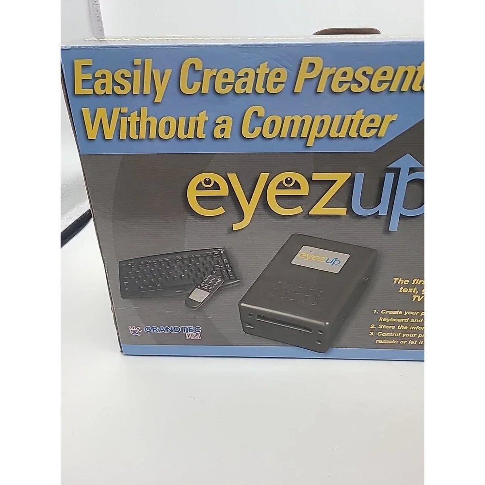 Eyezup by Grandtec- Video presentation‎ system-No computer needed-NEW IN BOX